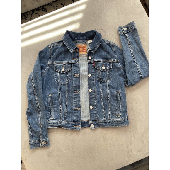 Levis Other - LEVI’S NWOT Denim Jean Jacket Size LARGE Youth Blue